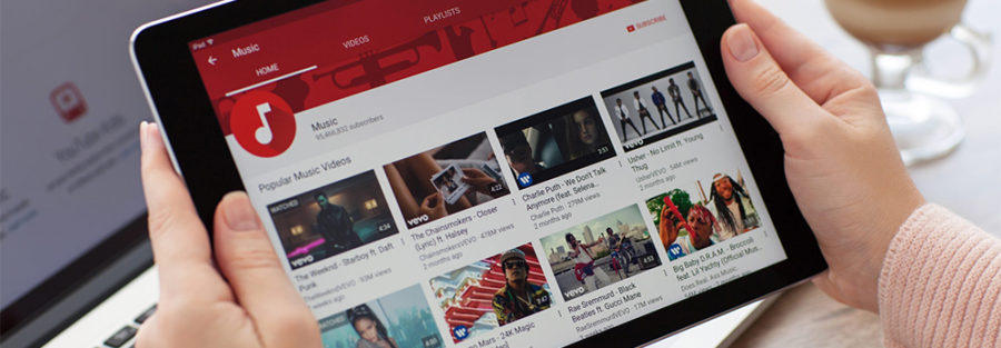 Checking music copyright on YouTube